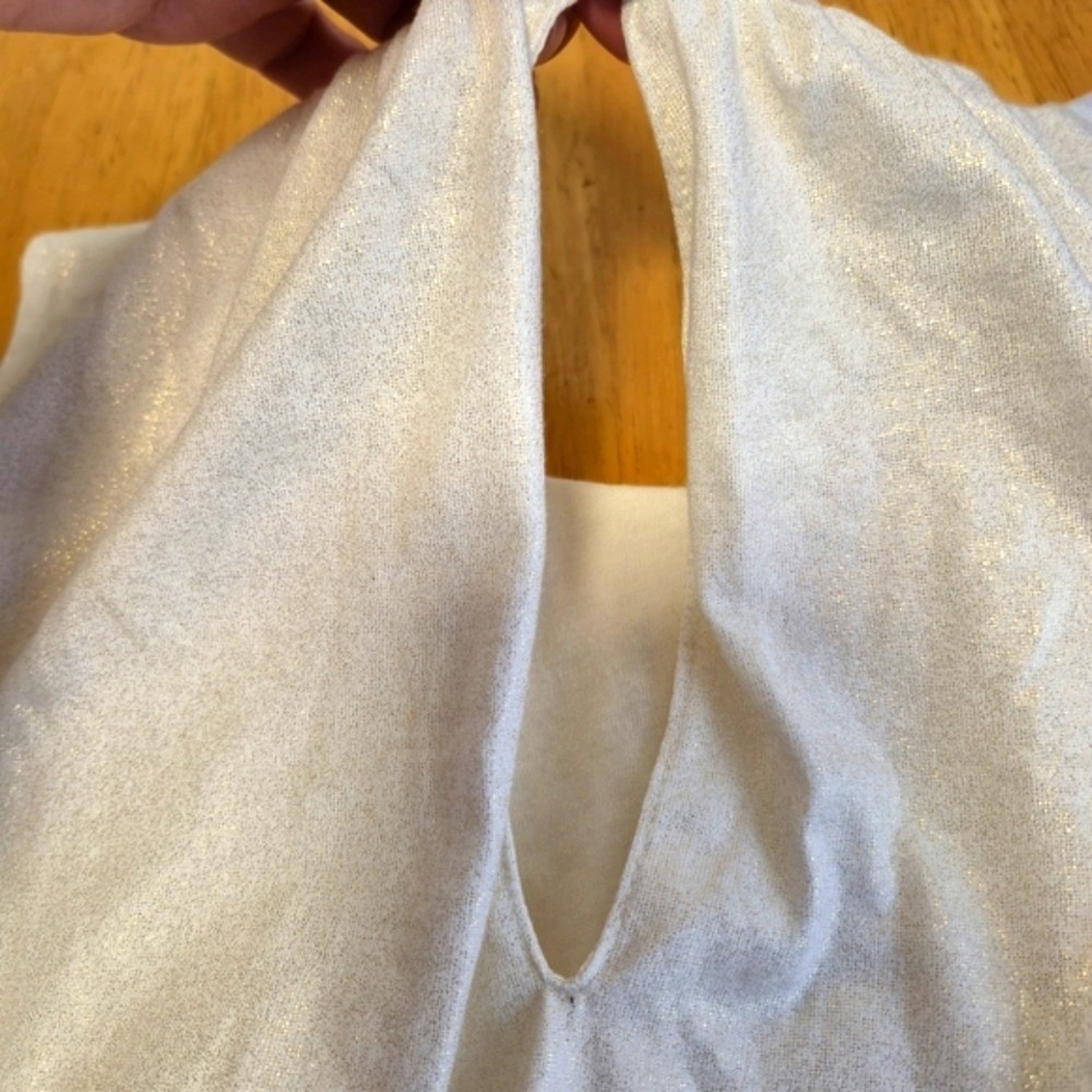 Anthropologie Cream Boxy Sleeveless Tank Top - Picture 9 of 11